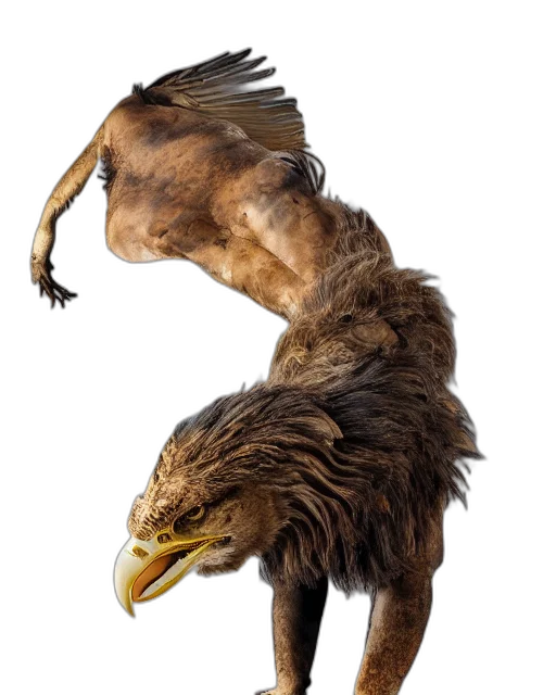 animal, dragon, creature, staff, photorealistic, concept art, 3d render, fantasy art transparent PNG cut-out
