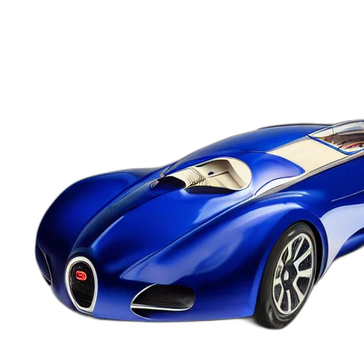 car, 3d render, concept art, photorealistic, cartoon, studio, lighting, bugatti transparent PNG cut-out