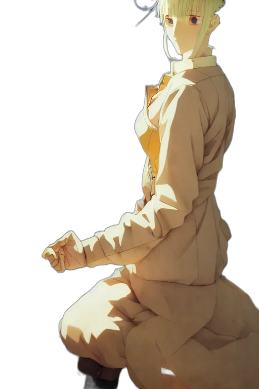 dress, staff, jacket, crown transparent PNG cut-out