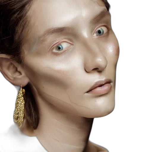 jewelry, face, mask, photorealistic transparent PNG cut-out