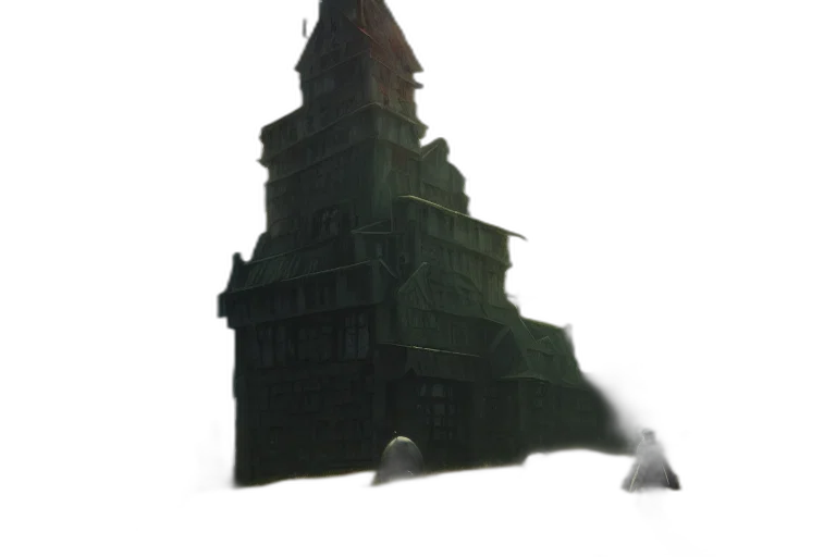 building, crown, dress, staff transparent PNG cut-out