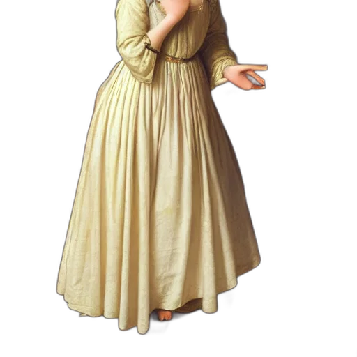 dress, staff, jewelry, crown transparent PNG cut-out