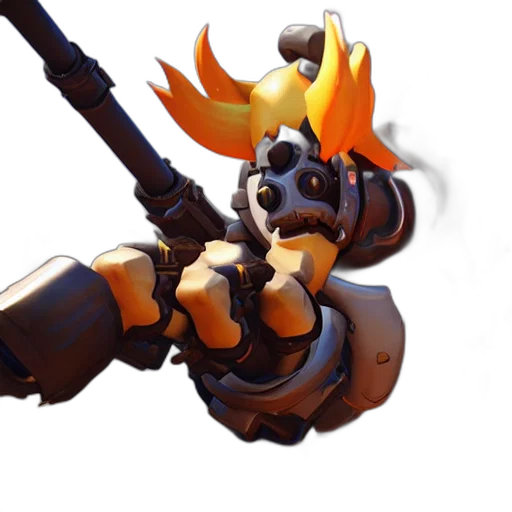 weapon, robot, staff, mask transparent PNG cut-out