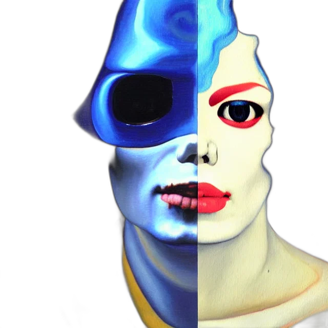 mask, face, robot, concept art, 3d render, photorealistic, fantasy art, outer space transparent PNG cut-out