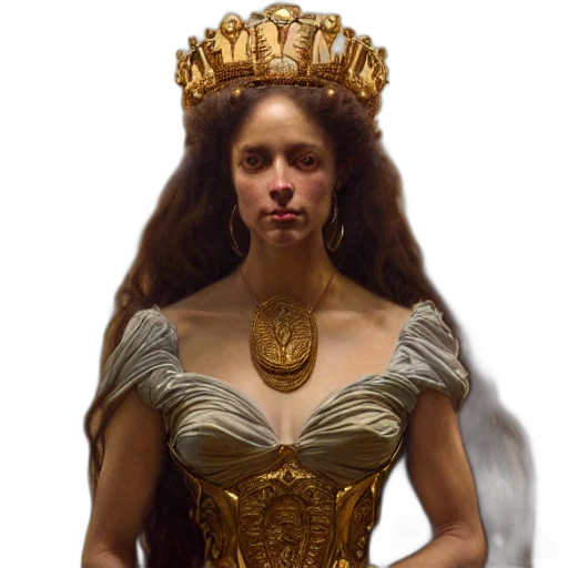 crown, jewelry, dress, fantasy art transparent PNG cut-out