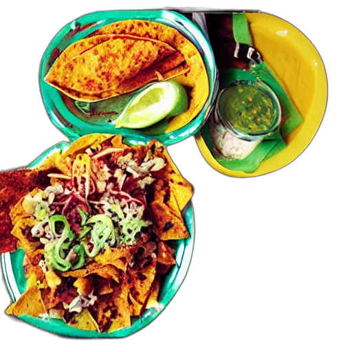 food, photorealistic, mexican, kodak, ektachrome transparent PNG cut-out