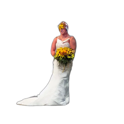 dress, crown, flower, hat transparent PNG cut-out