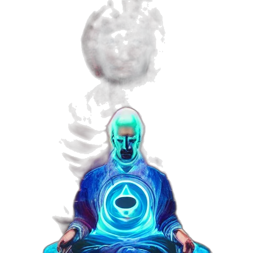 robot, staff, creature, mask transparent PNG cut-out