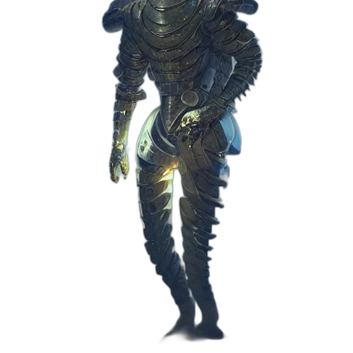 creature, staff, robot, mask, concept art, fantasy art, pixel art, cyberpunk transparent PNG cut-out