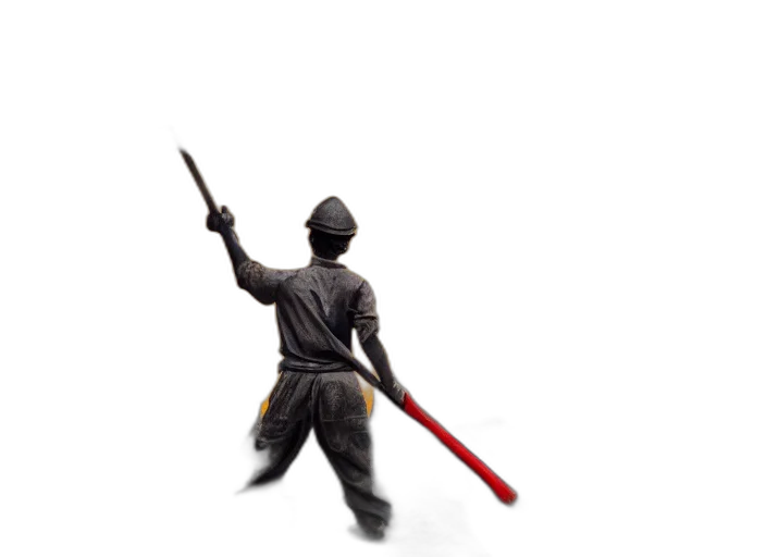 staff, sword, weapon, 3d render transparent PNG cut-out