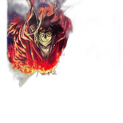 dragon, mask, staff, sword transparent PNG cut-out