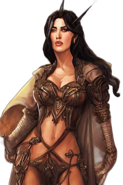 fantasy art, concept art, comic book art, photorealistic transparent PNG cut-out