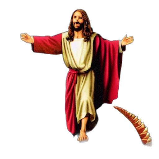 animal, creature, staff, pixel art, 3d render, concept art, photorealistic, jesus transparent PNG cut-out