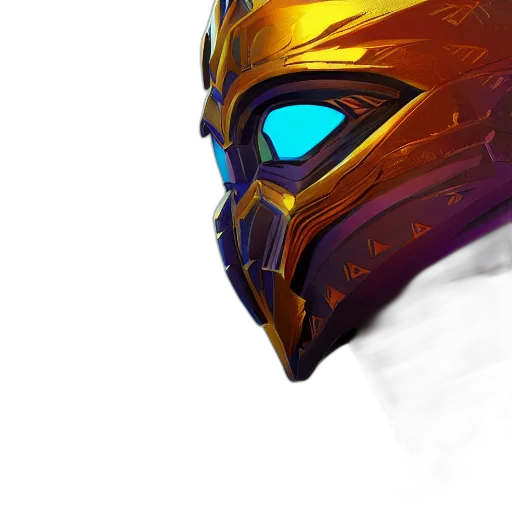 mask, face, robot, crown transparent PNG cut-out