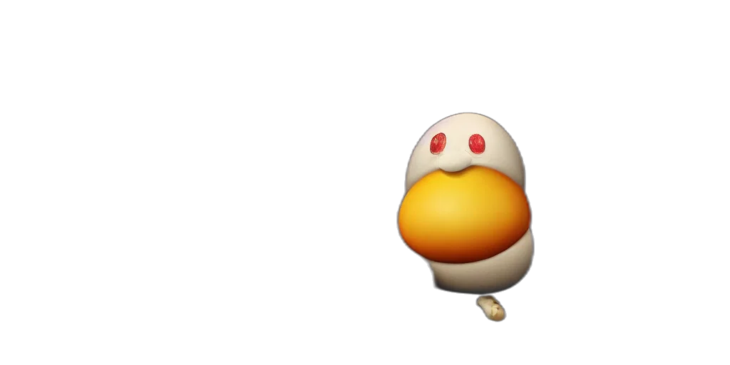 mask, face, animal, creature, 3d render, concept art, pixel art, humpty transparent PNG cut-out
