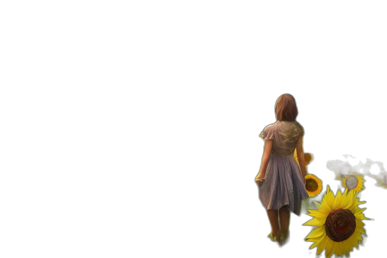dress, staff, creature, weapon transparent PNG cut-out