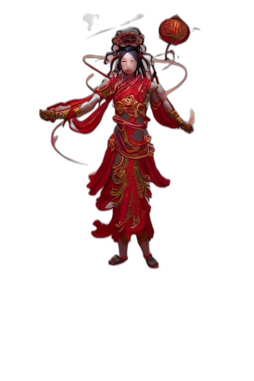 staff, dragon, mask, weapon, concept art, fantasy art, pixel art, 3d render transparent PNG cut-out