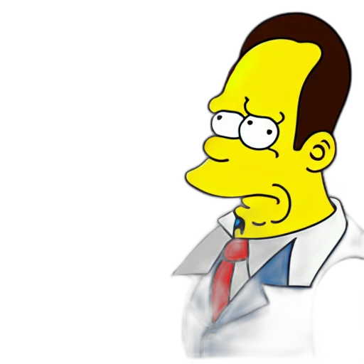 staff, cartoon, photorealistic, 3d render, pixel art, style, simpsons, trump transparent PNG cut-out