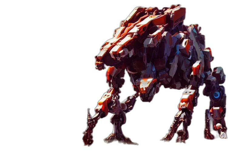 robot, creature, animal, weapon transparent PNG cut-out