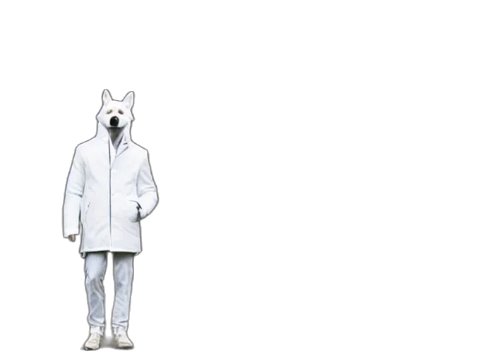 jacket, mask, animal, creature transparent PNG cut-out