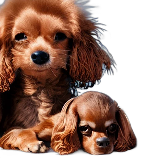 animal, photorealistic, 3d render, closeup transparent PNG cut-out