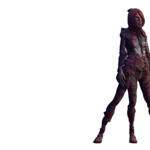 jacket, weapon, staff, concept art, 3d render, cyberpunk, pixel art, dark transparent PNG cut-out