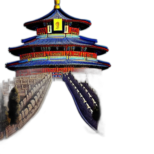 building, weapon, hat, dragon, photorealistic, 3d render, concept art, pixel art transparent PNG cut-out