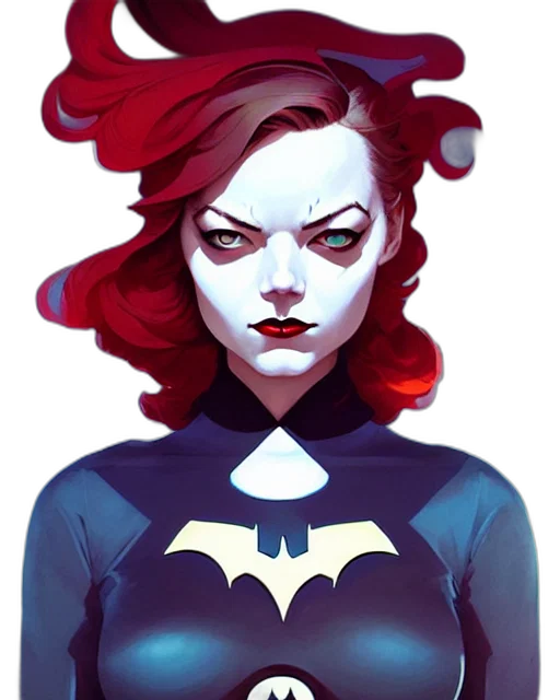 face, mask, comic book art, concept art, cartoon, fantasy art, dark, red transparent PNG cut-out