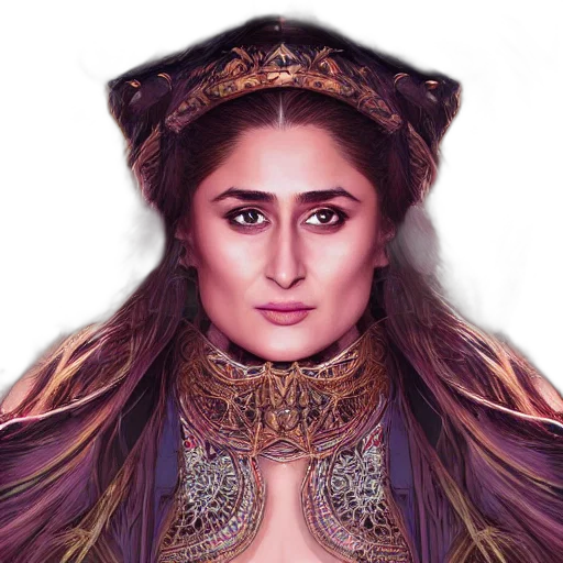 crown, face, jewelry, fantasy art transparent PNG cut-out