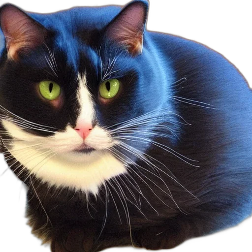 animal, creature, hat, face, photorealistic, 3d render, concept art, blue transparent PNG cut-out
