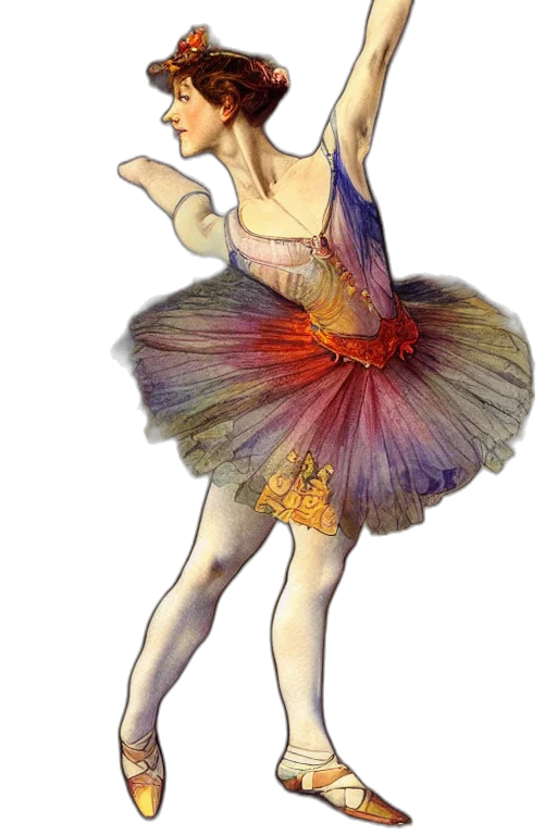 dress, staff, flower, concept art transparent PNG cut-out
