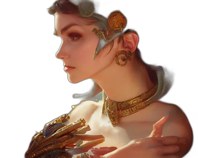 jewelry, crown, dragon, face transparent PNG cut-out