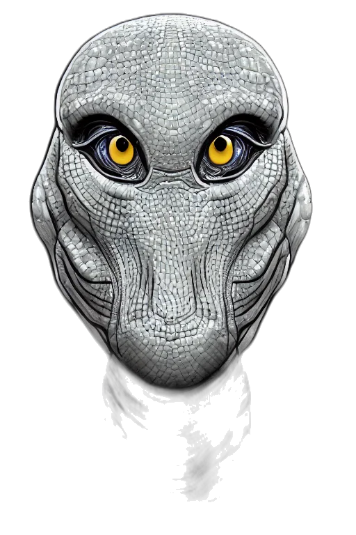 dragon, mask, creature, face transparent PNG cut-out