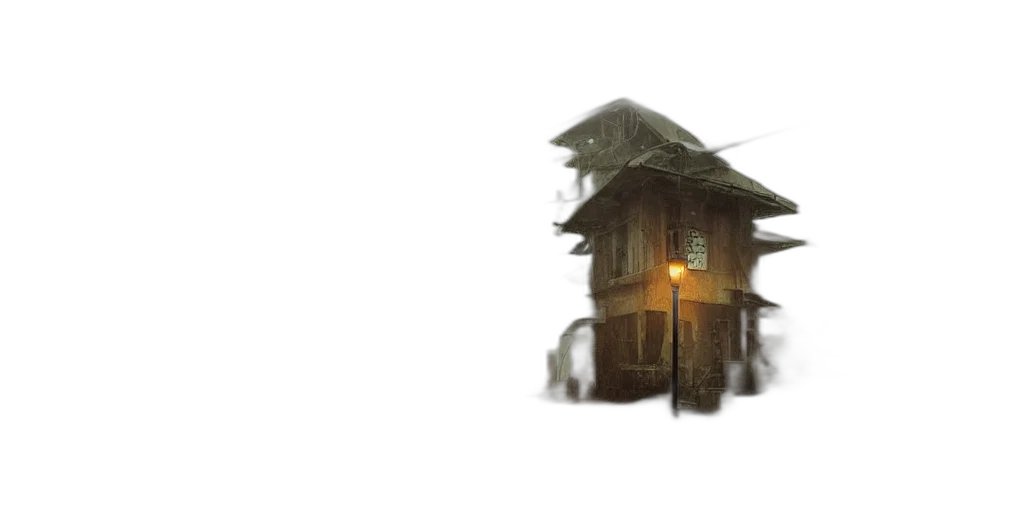 building, weapon, furniture, concept art, 3d render, pixel art, fantasy art, fog transparent PNG cut-out