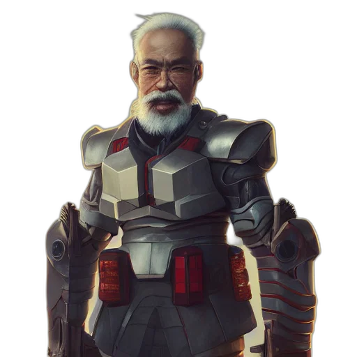 staff, robot, weapon, concept art transparent PNG cut-out