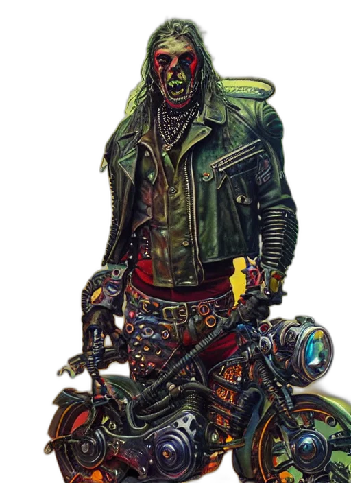 jacket, weapon, mask, robot transparent PNG cut-out