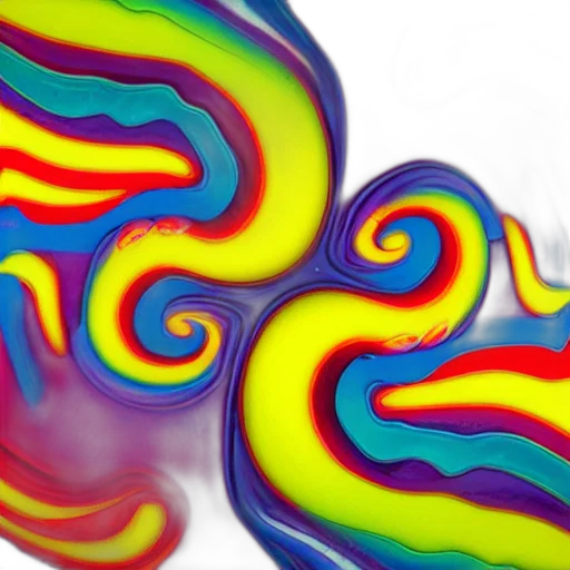 hair, mask, photorealistic, colorful, neon, candy, melt, illusion transparent PNG cut-out