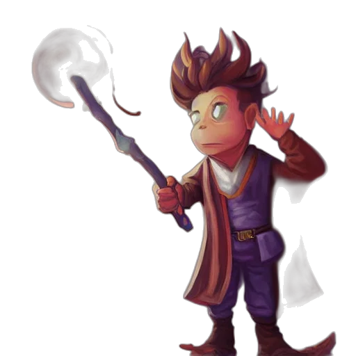 staff, weapon, jacket, dragon, concept art, fantasy art, pixel art, 3d render transparent PNG cut-out