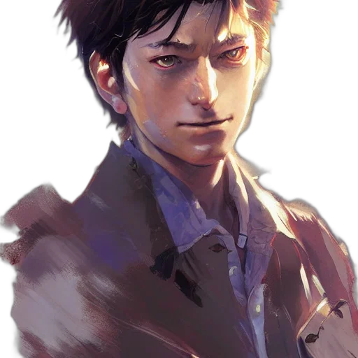 face, jacket, creature, robot transparent PNG cut-out