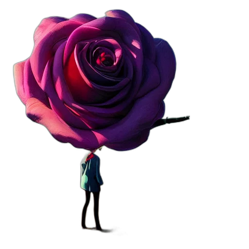 flower, robot, jacket, dress transparent PNG cut-out