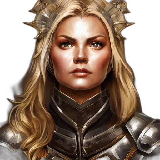 crown, face, staff, fantasy art transparent PNG cut-out