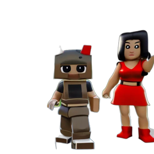 robot, 3d render, concept art, pixel art transparent PNG cut-out