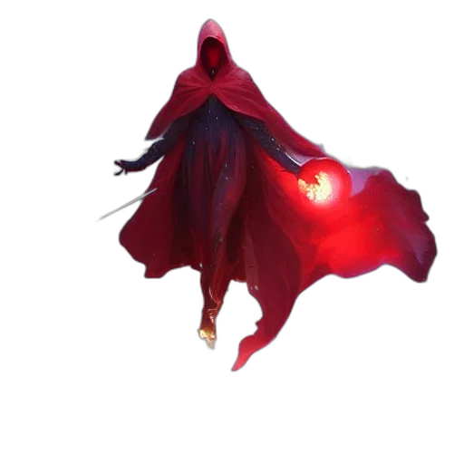 dress, mask, creature, umbrella, concept art, 3d render, fantasy art, pixel art transparent PNG cut-out