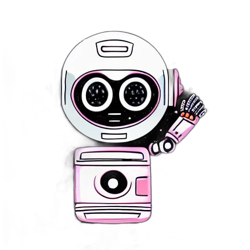 robot, jewelry, staff, cartoon transparent PNG cut-out