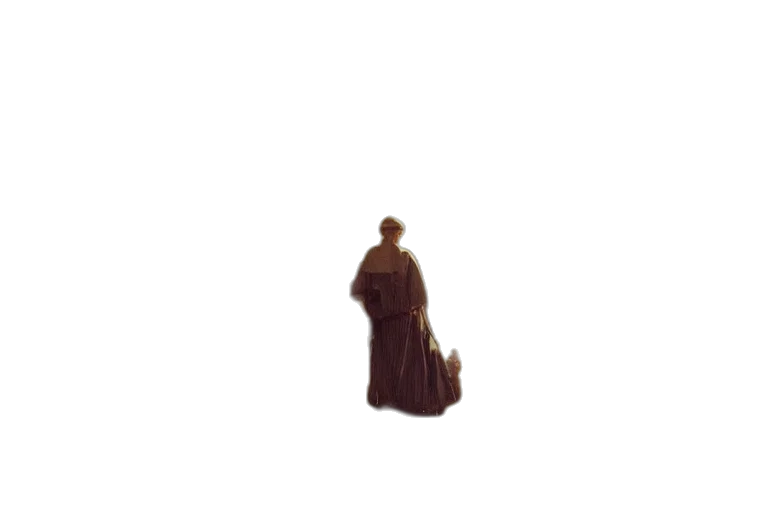 jacket, hat, staff, dress transparent PNG cut-out