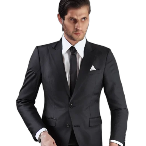 jacket, staff, monochrome, dark, giger, hugo, boss, pattern transparent PNG cut-out