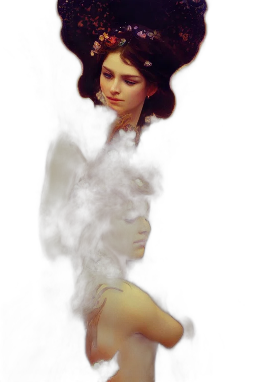 crown, dress, mask, face, photorealistic, fantasy art, concept art, comic book art transparent PNG cut-out