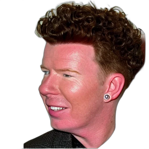 hair, face, staff, jacket transparent PNG cut-out