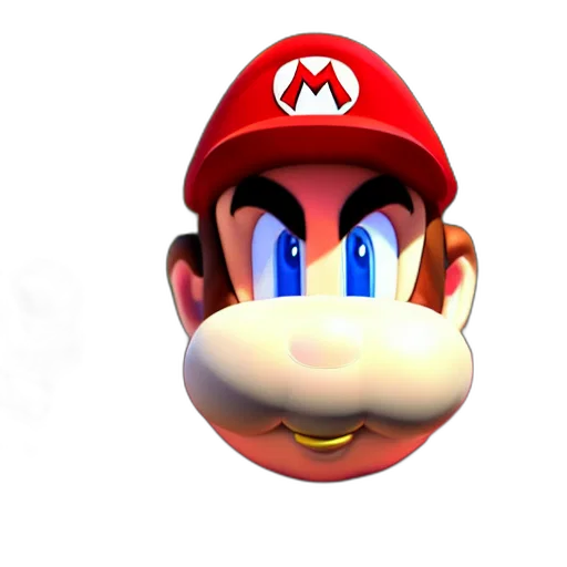 hat, face, mask, crown, 3d render, concept art, photorealistic, pixel art transparent PNG cut-out