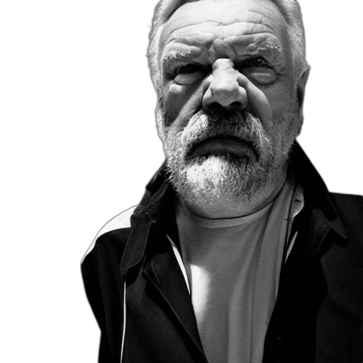jacket, face, peter, brotzmann transparent PNG cut-out
